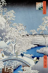 Winterlandschap (houtsnede)